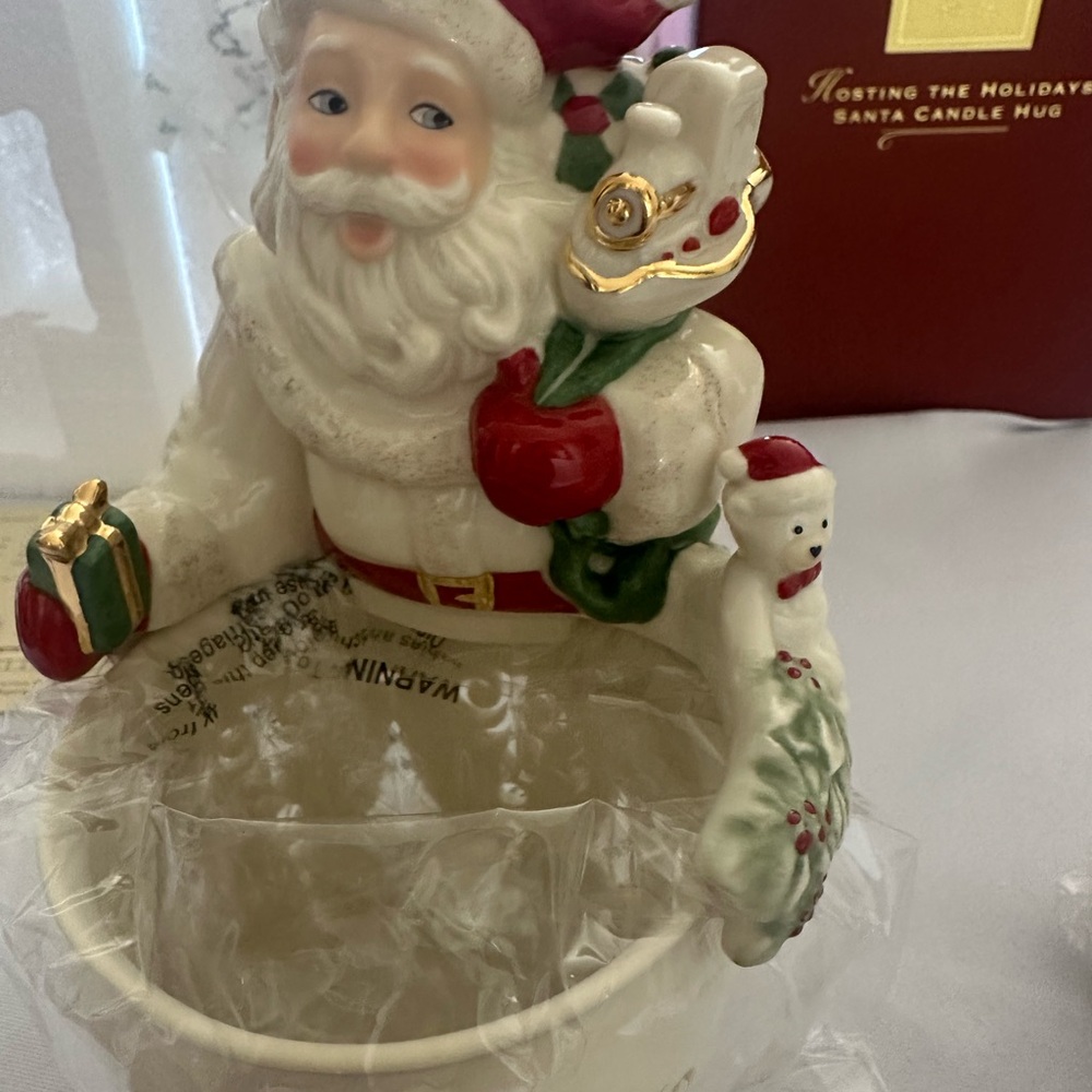 Lenox Santa Candle Hug - Picture 3 of 9